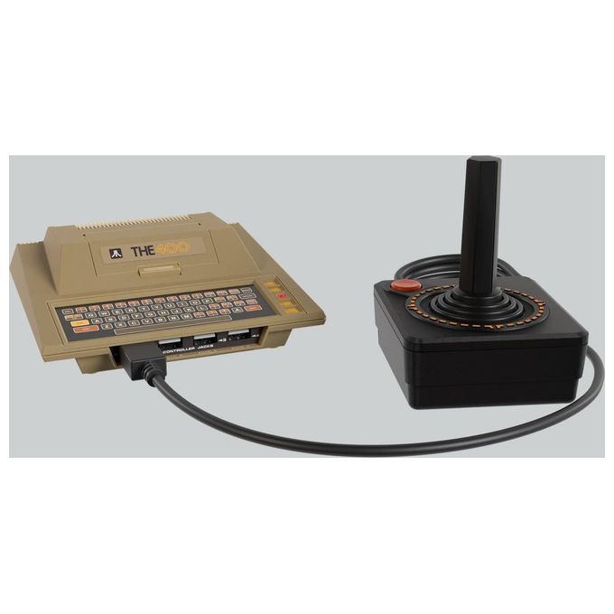 Atari RETROGAMES-THE400MINI THE400 Mini Console Retro 25 Giochi Preinstallati HDMI 720p 5 Porte USB colore Grigio