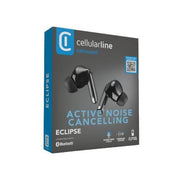 Cellularline BTECLIPSETWSK Eclipse Auricolari In-Ear True Wireless ANC ENC Bluetooth 5.3 Playtime 18 ore colore Nero