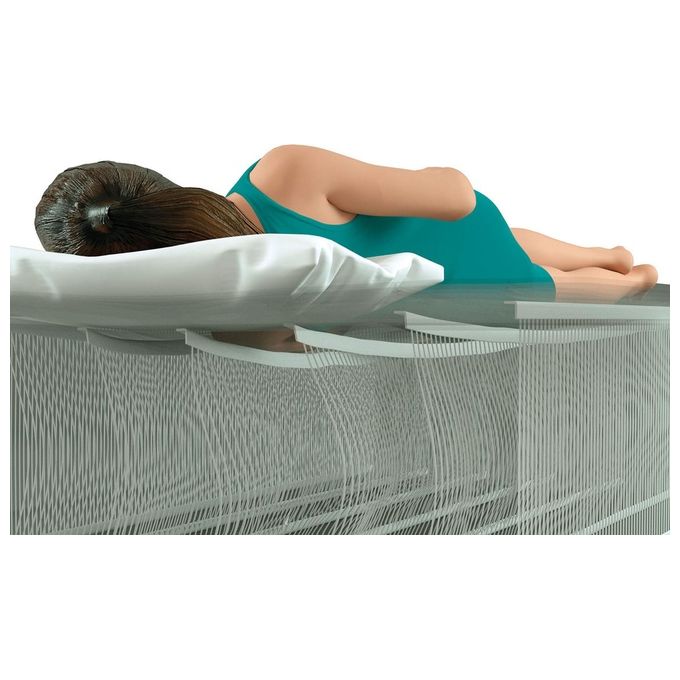 Intex 64118ND Materasso Dura-Beam Pillow Rest Mid-Rise Matrimoniale Autogonfiante 152x203x30 cm Matrimoniale Versione 2023