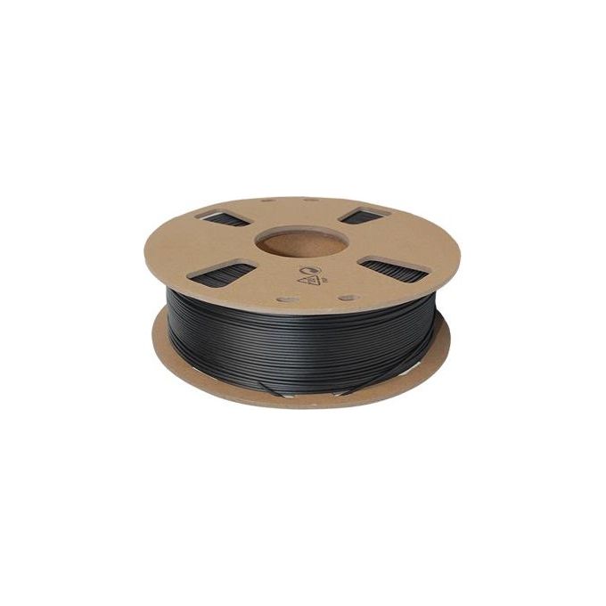Hamlet HP3DR-PLBK Bobina Filamento PLA per Stampante 3D FDM 1,75 mm 1 Kg 330 m colore Nero