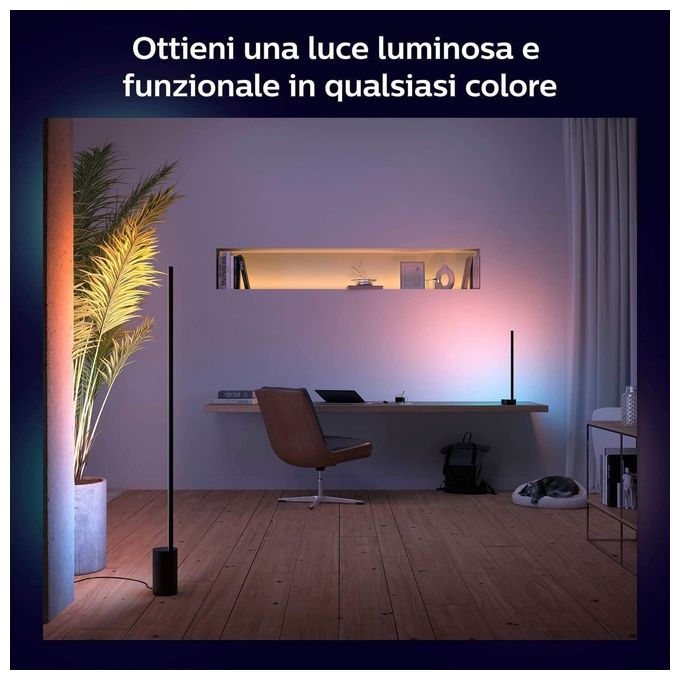 Philips Lampada Signe Gradient Hue White and Color Ambiance Tavolo Moderna con Effetti Luminosi Personalizzabili