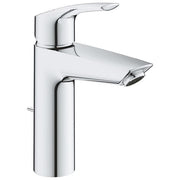 GROHE 23322003 Eurosmart Miscelatore monocomando per lavabo Taglia M con cartuccia SilkMove 28 mm e tecnologia Water Saving colore Cromo