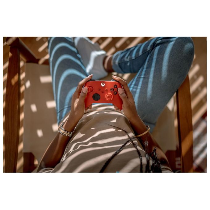 Xbox 1914 Pulse Red Controller Wireless Gamepad per Xbox Series X S Xbox One Windows 10 11 Android iOS colore Rosso