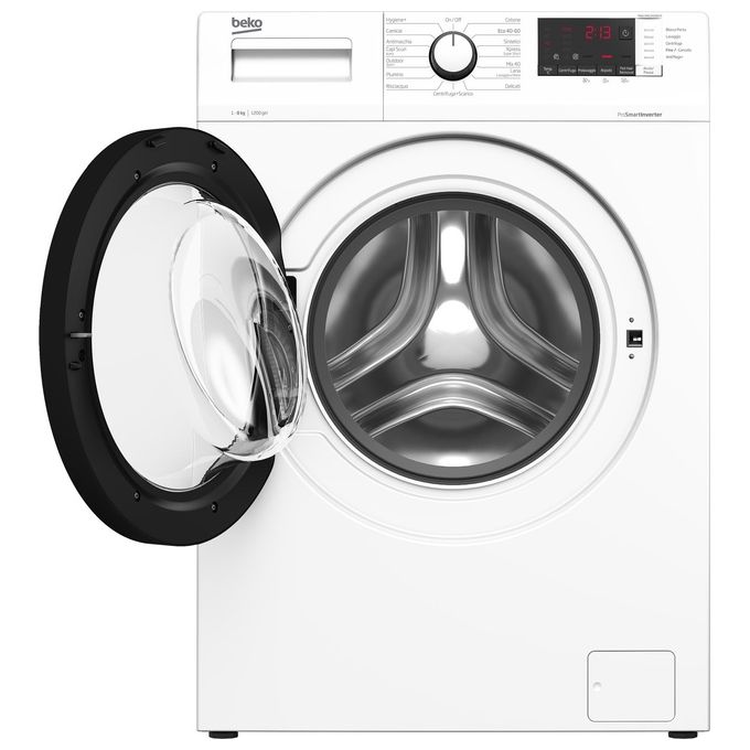 BEKO MWUX81282BI-IT Lavatrice a carica frontale da 8 kg Classe a 1200 giri Inverter