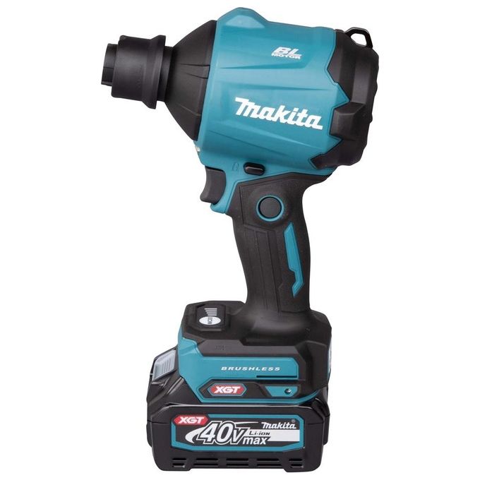 Makita AS001GZ Soffiatore Aspiratore a Batteria 40 V max XGT Motore Brushless Portata 1,1 m³-min Velocita' 200 m-s Pressione 29,7 kPa colore Nero Blu