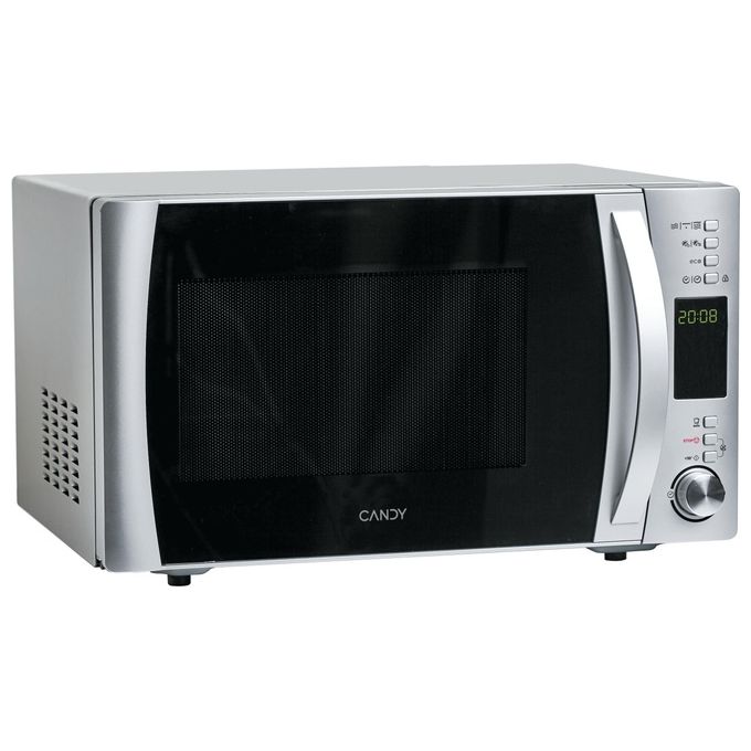Candy CMXG25DCS COOKinApp Forno a Microonde Combinato con Grill Capacita' 25 Litri Potenza 900 W Display Digitale 40 Programmi App Simply-Fi Silver