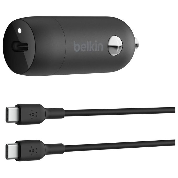 Belkin BoostCharge Caricabatteria da Auto Rapido da 30W