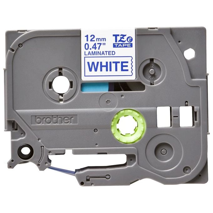 Brother Nastro Tipo Tz 12mm Blu Bianco