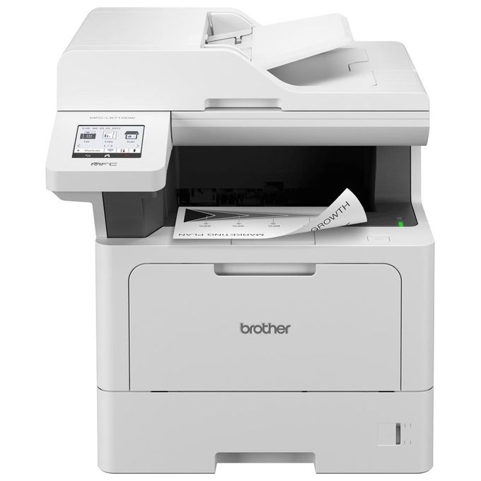 Brother MFC-L5710DW Stampante Multifunzione Laser A4 4 in 1 Mono 48 ppm Duplex Auto ADF WiFi LAN Display Touchscreen colore Nero