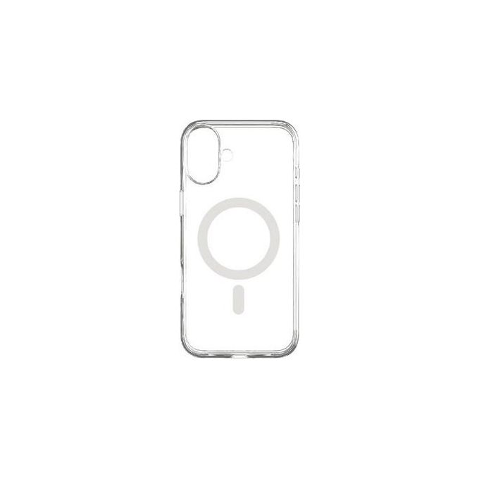 Tunit Clear Cover per iPhone 16 Plus Antishock in Silicone con MagSafe Trasparente