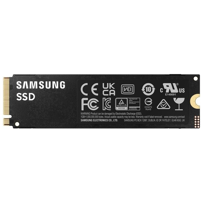 Samsung MZ-V9P4T0BW 990 PRO SSD Interno NVMe M.2 4TB PCIe 4.0 x4 Lettura 7450 MB-s Scrittura 6900 MB-s