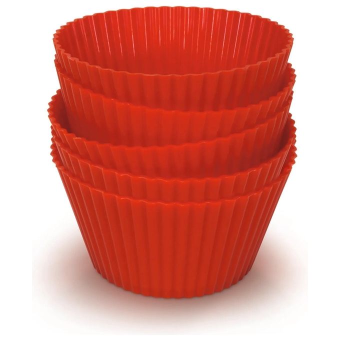 Philips HD9956-00 Kit Accessorio Cottura in Forno per Airfryer XXL vassoio 3L 9 stampi muffin silicone colore Nero Rosso