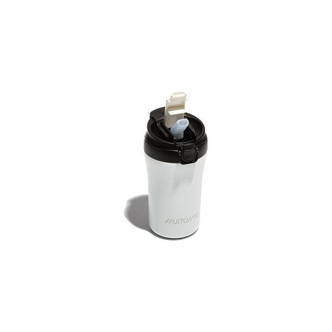 Muitomas Tazza Termica con Coperchio 350ml Bianco