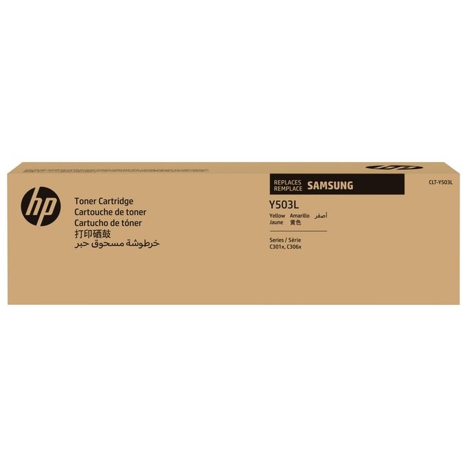 HP Samsung CLT-Y503L Alta resa giallo originale cartuccia toner (SU491A)