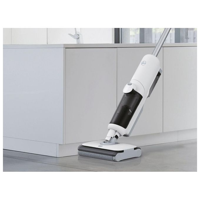 Hoover HW500 011 HW5 Aspirapolvere Lavapavimenti Senza Fili 2in1 220W 30 min Autopulizia 84 dB colore Bianco Grigio