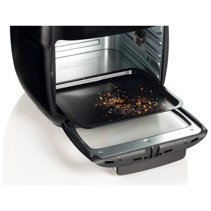 Ariete 4619 Friggitrice ad aria 11 L 2000 W Forno Elettrico Girarrosto Essiccatore 8 Programmi colore Nero