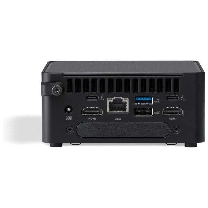 ASUS 90AR0072-M00040 NUC 14 Pro Mini PC barebone Intel Core 3-100U DDR5 fino a 96 GB Wi-Fi 6E Thunderbolt 4 HDMI 2.1 colore Nero