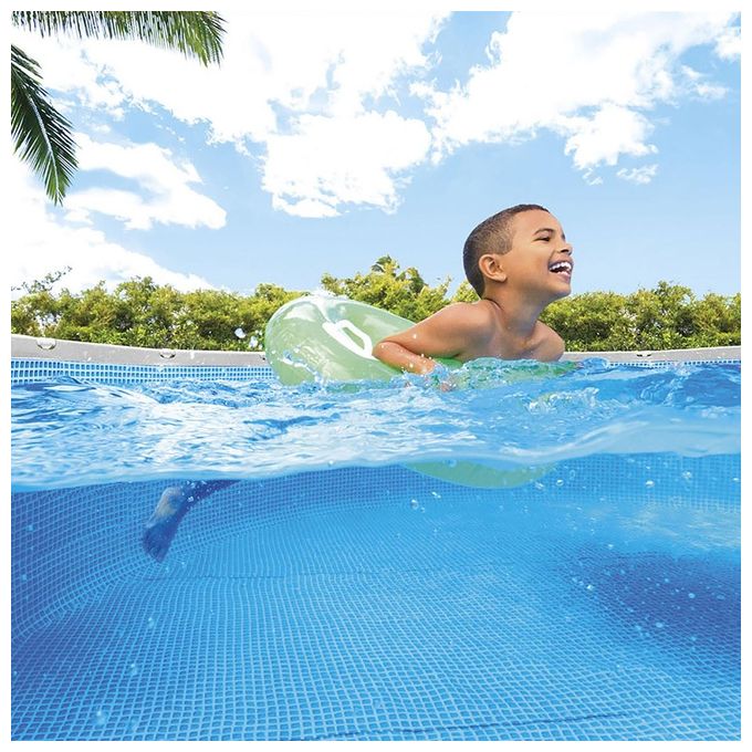 Intex 26720 Piscina Rotonda Fuoriterra Grigio 427X107 cm 427x107 cm Con Pompa Filtro