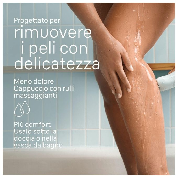 Braun SE5030 Silk-Épil 5 Epilatore Elettrico Donna 28 Pinzette MicroGrip Wet Dry Rullo Massaggiante 40 min colore Bianco Rosa
