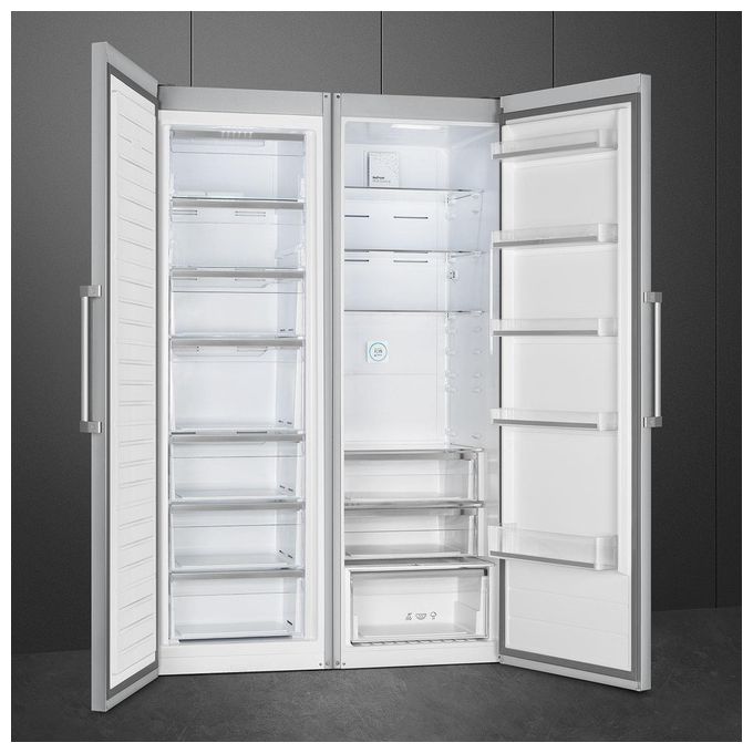 Smeg FS18EV3HX Frigorifero Monoporta 380 L 186 cm Classe E 40 dB No Frost colore Inox