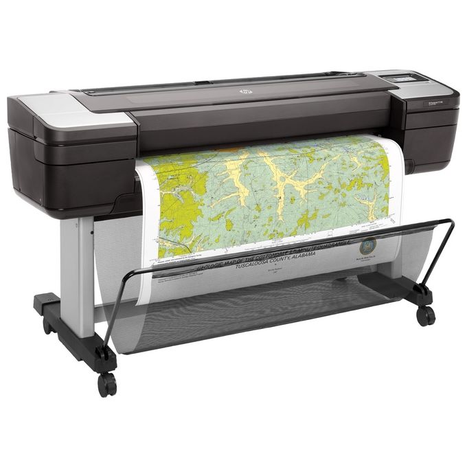 HP 1VD87A#B19 DesignJet T1700 Plotter Stampante 111.8 cm 116 stampe A1-h Adobe PostScript 3 Wi-Fi Gigabit LAN colore Nero