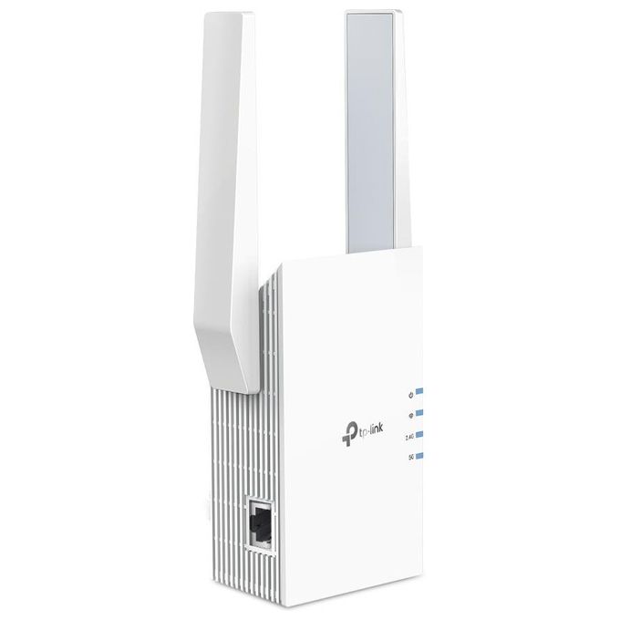 TP-Link RE705X Range Extender Wi-Fi 6 Dual Band 2.4 GHz 5 GHz AX3000 Mesh MU-MIMO 1 Porta Gigabit Ethernet colore Bianco
