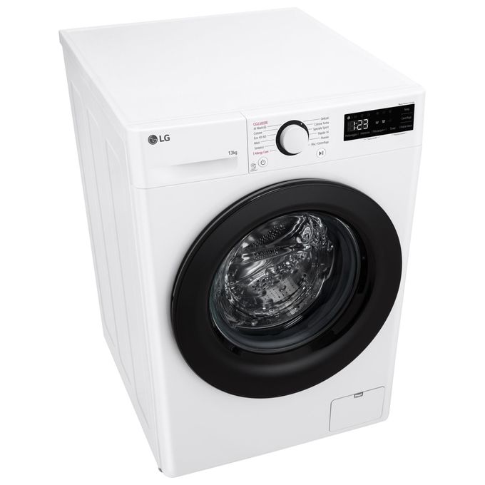 LG AI DD F4R3013NSWB Lavatrice Classe A -10% Carica Frontale Serie R3 Lavatrice 13kg 1400 giri AIWash Lavaggio a vapore Motore Direct Drive Smart Diagnosis Libera installazione Bianca