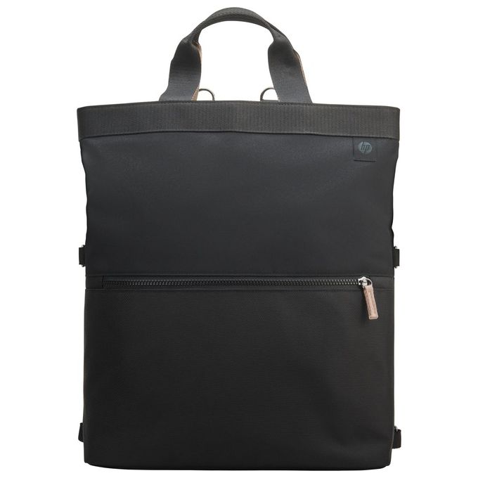 HP 9C2H0AA Borsa-Zaino Convertibile per Laptop fino a 14 pollici 18 L con Tasca RFID e Materiale Riciclato colore Nero