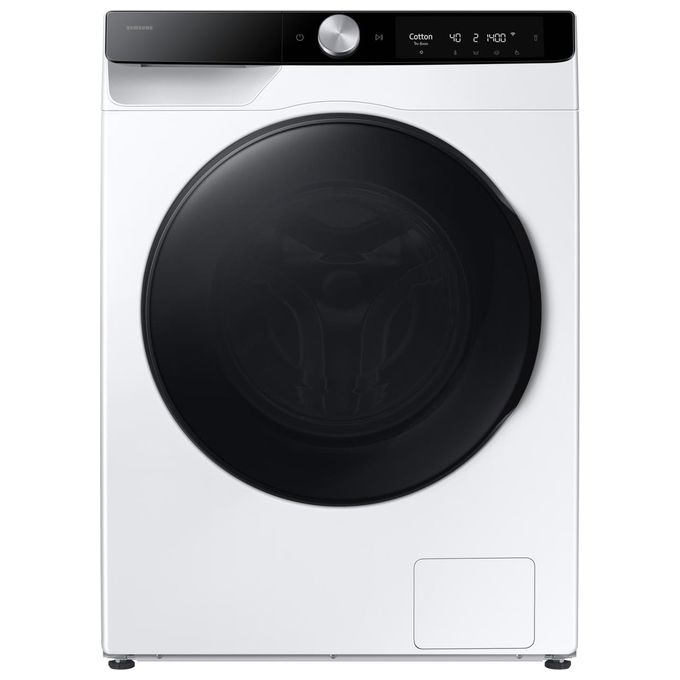 Samsung WD90DG6B85BKU3 AI Control Lavasciuga Frontale 9-6 Kg 1400 rpm Classe A EcoDosatore AI Wash Wi-Fi (85x60x60 cm) colore Nero Bianco