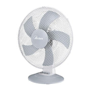 Ardes AR5ST40W Steelo Ventilatore da Tavolo 40 cm 5 Pale 50W 3 Velocita' Oscillazione Automatica 52 dB colore Bianco