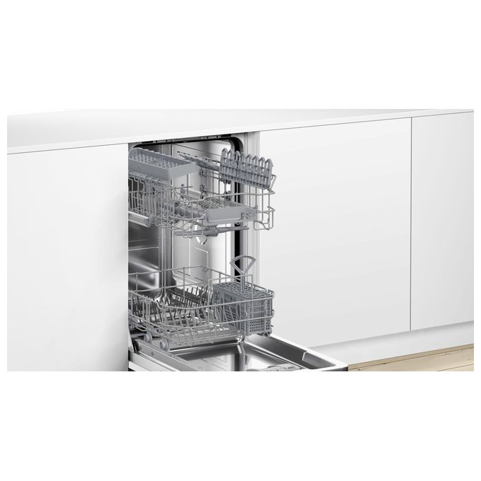 Bosch SPV2HKX42E Serie 2 Lavastoviglie da incasso 10 coperti Classe E 46 dB Home Connect EcoSilence Drive (81.5x44.8x55 cm) colore Bianco