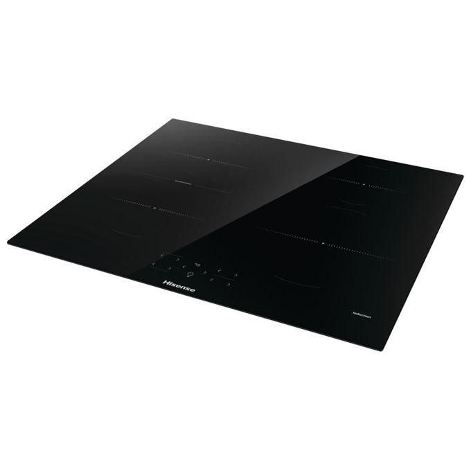 Hisense HI6421BSC Piano cottura a induzione 60 cm 4 zone Super Zone 23 cm Controllo Touch 7200 W colore Nero