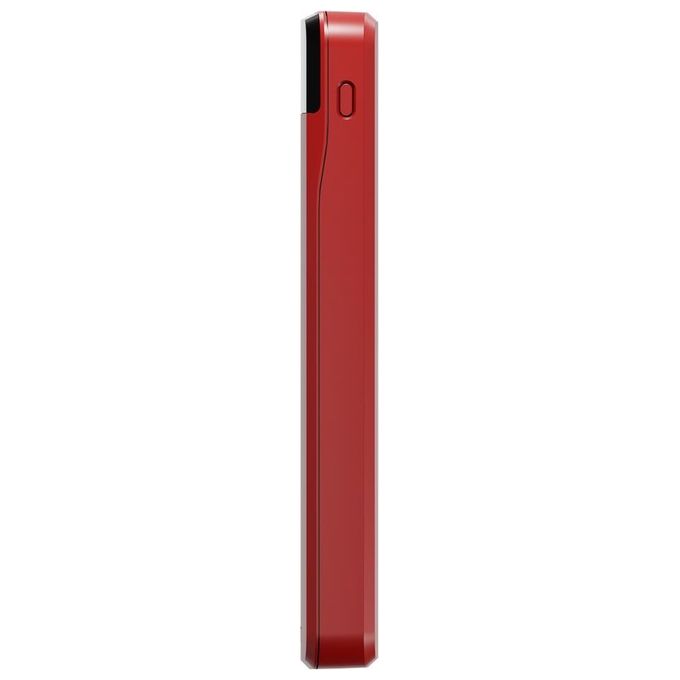 Cygnett CY4749PBCHE ChargeUp Boost Power Bank 10000 mAh 15W 3 porte USB colore Rosso