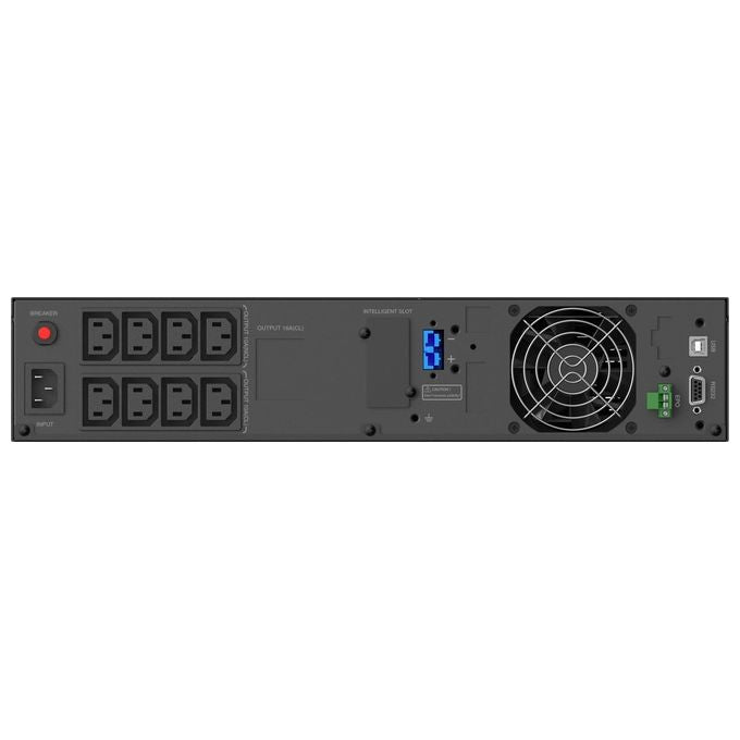 Conceptronic ZEUS51E1K Gruppo di Continuita' UPS Online 1000VA 1000W 8 Prese AC Forma d'Onda Sinusoidale Fattore di Potenza 1.0 colore Nero