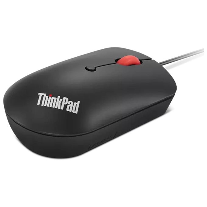 Lenovo 4Y51D20850 Mouse Ambidestro Usb Tipo-C Ottico 2400 DPI
