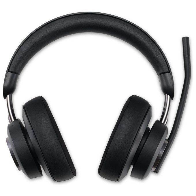 Kensington K83452WW Cuffie over-ear Bluetooth H3000 Cancellazione Rumore Attiva con AI Durata Batteria 60 h Connessione Bluetooth 5.2 colore Nero