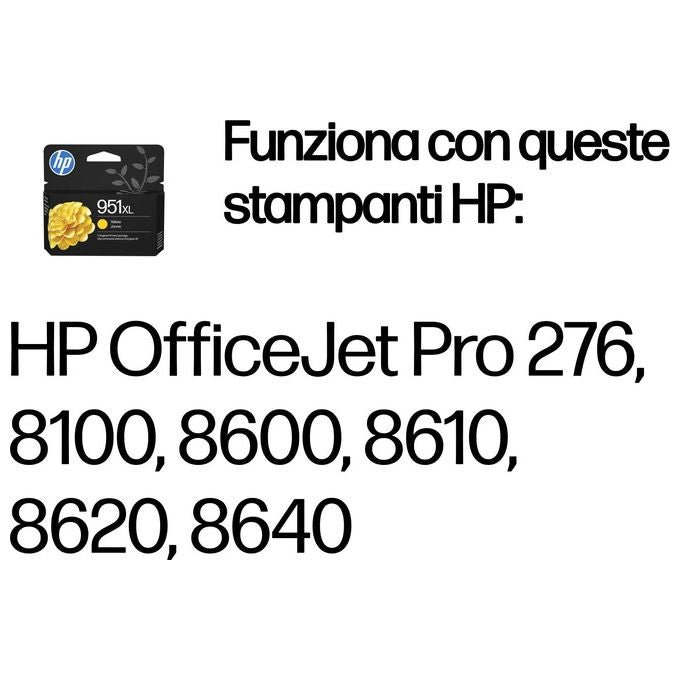 Hp Cartuccia ink Officejet 951xl Giallo