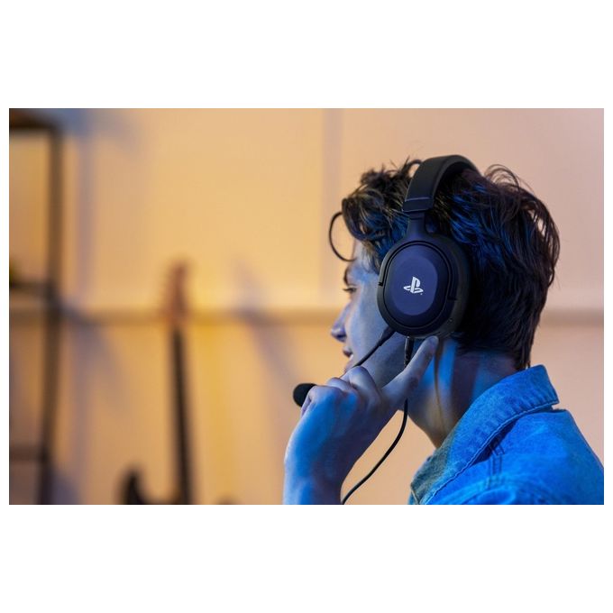 Trust 24715 GXT 498 Forta Cuffie Gaming Over-Ear PS5 PS4 Driver 50mm Microfono Staccabile Jack 3.5mm colore Nero