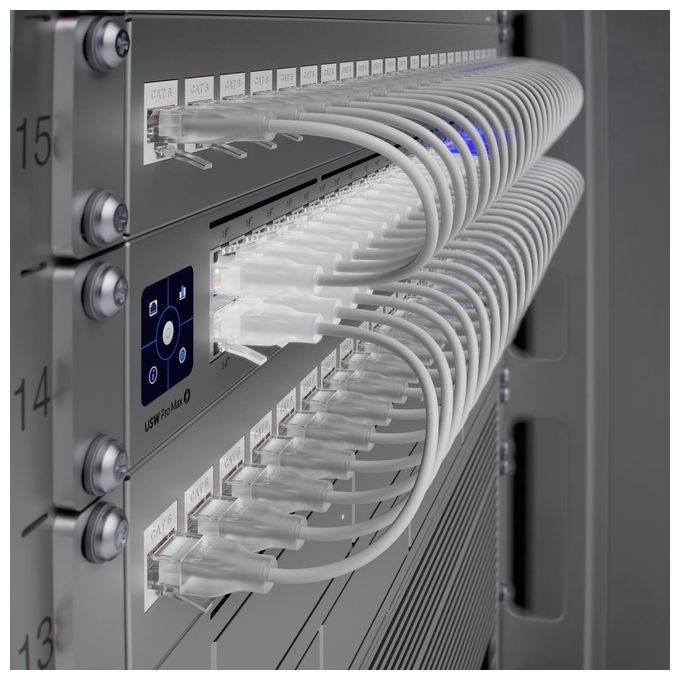 Ubiquiti USW-PRO-MAX-48 UniFi Switch Pro Max 48 Layer 3 32x GbE 16x 2.5G RJ45 4x SFP+ 10G 224 Gbps colore Grigio