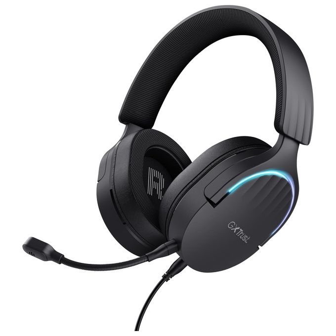 Trust 24900 GXT 490 Fayzo Cuffie Gaming USB Surround 7.1 Driver 50 mm Microfono Rimovibile RGB colore Nero