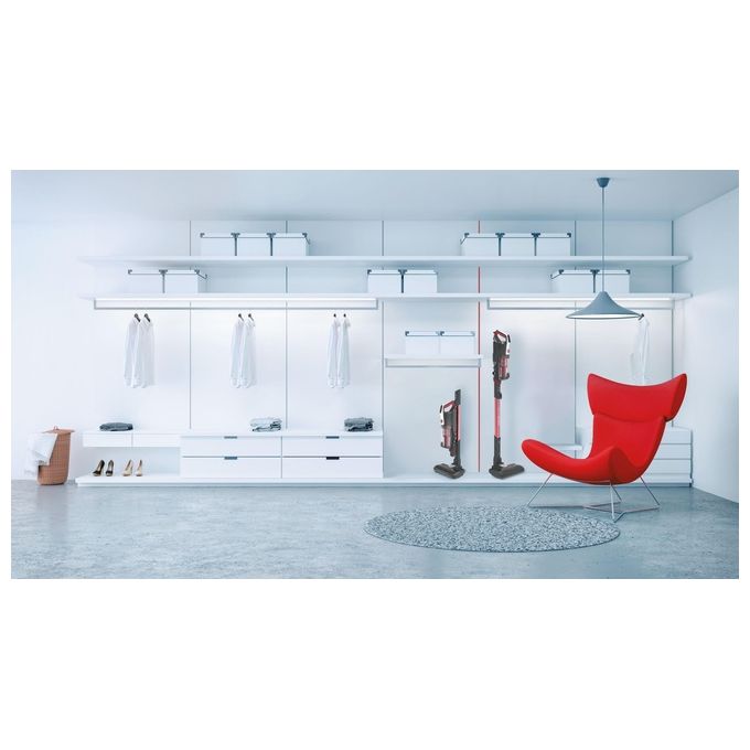 Hoover HF522STH 011 H-Free 500 Aspirapolvere Scopa Senza Sacchetto Ciclonica 0,45 L 45 min autonomia colore Grigio Titanio