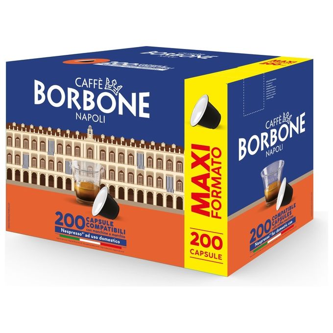Caffe Borbone Cialde Miscela Nobile 200 Pezzi Compatibile Nespresso