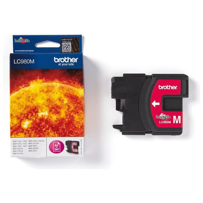 Brother LC-980M Magenta DCP-165C Inkjet - getto dinchiostro Cartuccia originale