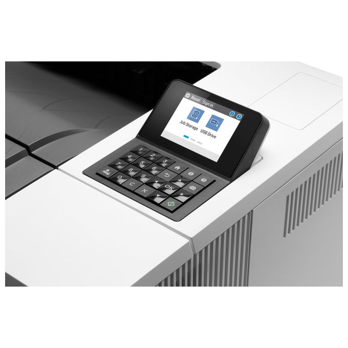 HP 1PV88A Stampante Laser A4 B-N 45 ppm Fronte Retro Automatico Wi-Fi Ethernet Display Touchscreen a Colori colore Bianco