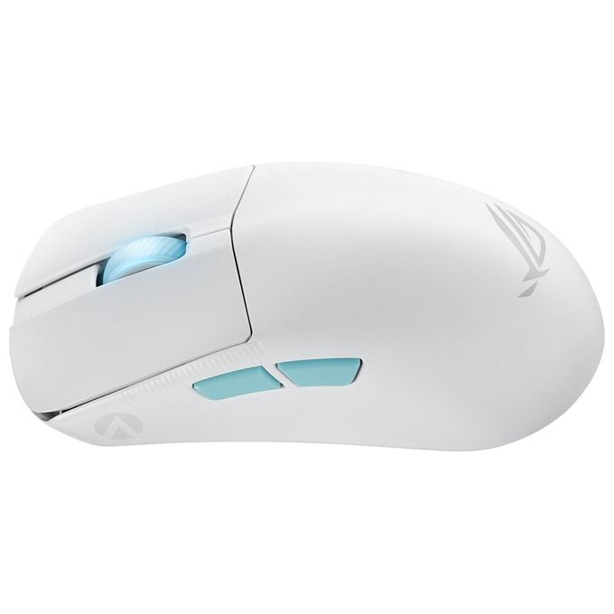 ASUS 90MP02W0-BMUA10 ROG Harpe Ace Mouse Gaming Ultraleggero 54 g Sensore 36000 DPI Connettivita' Tri-Mode 5 Pulsanti Programmabili colore Bianco
