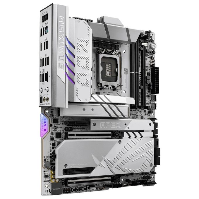 ASUS 90MB1IP0-M0EAY0 ROG Maximus Z890 Apex Scheda Madre ATX Intel LGA 1851 DDR5 Wi-Fi 7 Thunderbolt 4 colore Grigio ciottolo