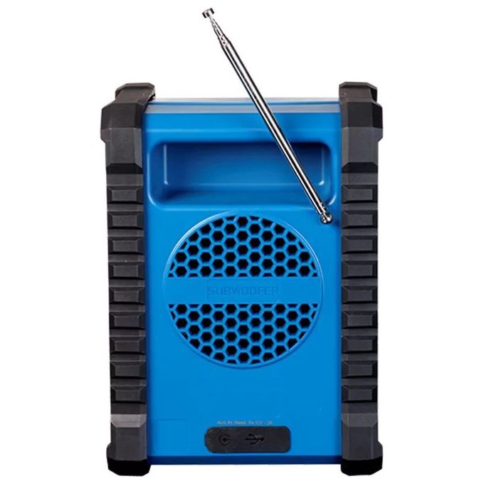 Denver WRD-60 Radio da Cantiere DAB+ DAB FM Bluetooth Batteria 2000 mAh 10 W RMS IP54 USB-C colore Nero Blu