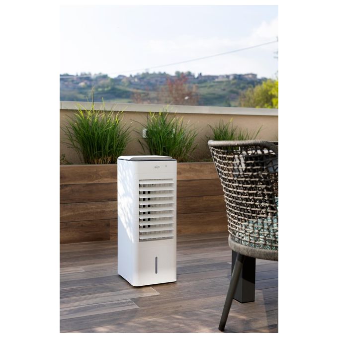 Argo POLIFEMO KIRK Raffrescatore Evaporativo 80W Serbatoio 7L 1200 m³-h 64 dB Telecomando colore Bianco