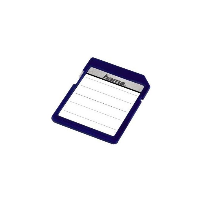 Hama SD-MMC Memory Card Labels Etichetta Autoadesiva Bianco 18 Pezzi