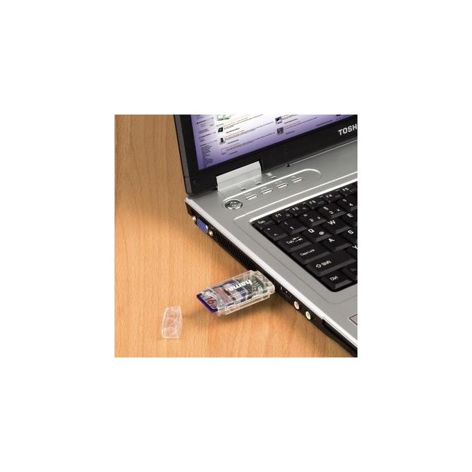 Hama Lettore Per Sd, Microsd,mmc,usb 2.0 Trasparente
